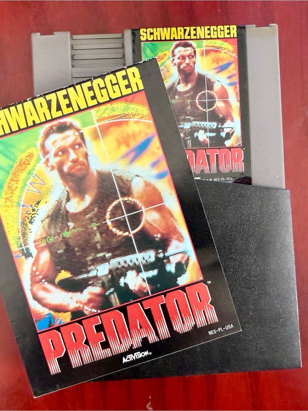 Predator NES Cartridge and Manual